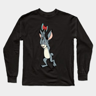 Axe throwing bunny - axe throwing Long Sleeve T-Shirt